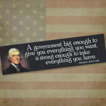 JEFFERSON: Beware of Big Government Bumper Stickers