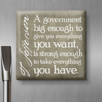 JEFFERSON: Beware of Big Government Refrigerator Magnets