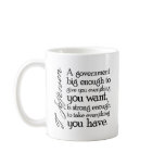 Jefferson: Beware of Big Government Mug