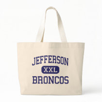 Jefferson - Broncos - High School - Dayton Ohio Tote Bags
