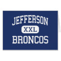 Jefferson - Broncos - High School - Dayton Ohio cards
