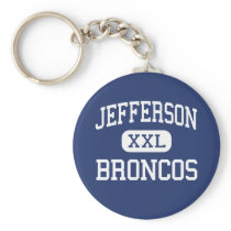 Jefferson - Broncos - High School - Dayton Ohio Key Chains