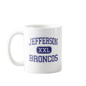 Jefferson - Broncos - High School - Dayton Ohio mugs