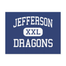 Jefferson - Dragons - High School - Tampa Florida Postcards