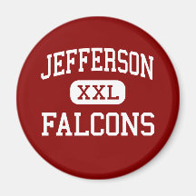 Jefferson - Falcons - Area - Jefferson Ohio Refrigerator Magnets