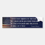 Jefferson: I predict happiness for America Bumper Sticker