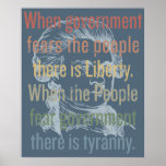Jefferson Liberty Quote Print