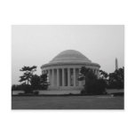 Jefferson Memorial Washington Monument Postcards