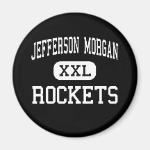 Jefferson Morgan - Rockets - High - Jefferson Fridge Magnet