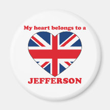 Jefferson Refrigerator Magnets