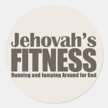 Jehovah's Fitness Sticker