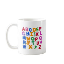Jelly alphabets mug