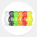 Jelly Baby Gang Round Sticker