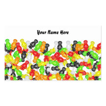 Jelly Baby Wallpaper, Your Name Here Business Card