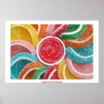 jelly candies poster print