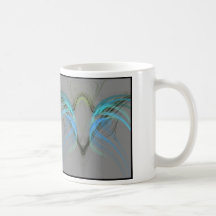 jelly fish fractal mug