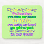 Jelly Knees Valentine! mousepads