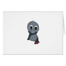 Jelly Vampire Digital Art Card
