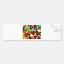 Jellybeans sweet treat bumper stickers
