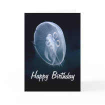Jellyfish Bright Translucent Blue Birthday