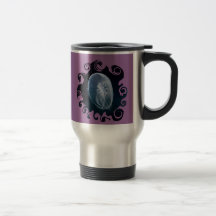 Jellyfish Bright Translucent Blue Travel Coffee Mugs