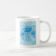 JellyFish Cartoon Coffee Mugs