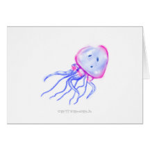 Jellyfish Critter Greeting Cards