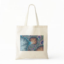 Jellyfish - Fractal Canvas Bags