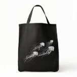Jellyfish Silhouettes tote bag