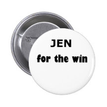 Jen FTW Pinback Buttons