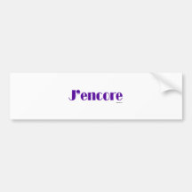 J'encore Bumper Stickers