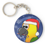 Jenday Conure Christmas Keychain
