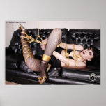 Jenn Martin (all tied up) Poster Print