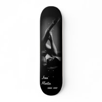 Jenn Martin Bedroom Legs Skateboard