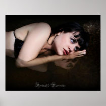 'Jenn Martin, Dark Water Reflection' Poster Print