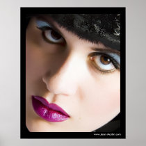 Jenn Martin (face) Poster Print