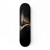 Jenn Martin Fishnet Legs Skateboard