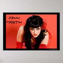 Jenn Martin (glamour crawl) Poster Print