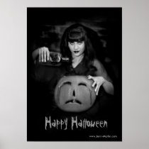 Jenn Martin Halloween Poster Print