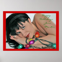 Jenn Martin (Happy Holidays) Poster Print