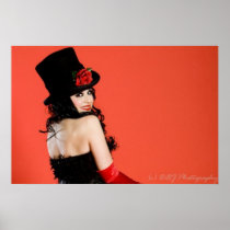 Jenn Martin (hat) Poster Print