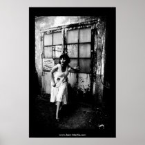 Jenn Martin (heard a noise) Poster Print