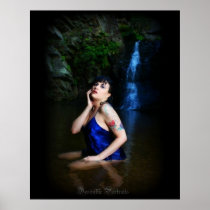 'Jenn Martin in the Lagoon' Poster Print