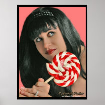Jenn Martin (peperment loli) Poster Print