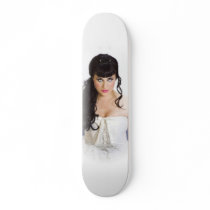 Jenn Martin 'Princess' White Skateboard