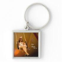 Jenn Martin 'Trapeze' Boutique Keychain