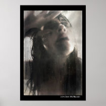 Jenn Martin (window pane) Poster Print