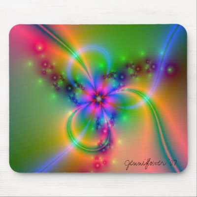 Jenniflower #07 mouse pad by hadleymonster