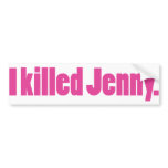 JennyPink Bumper Sticker