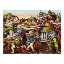 Jephthah's Rash Vow postcard